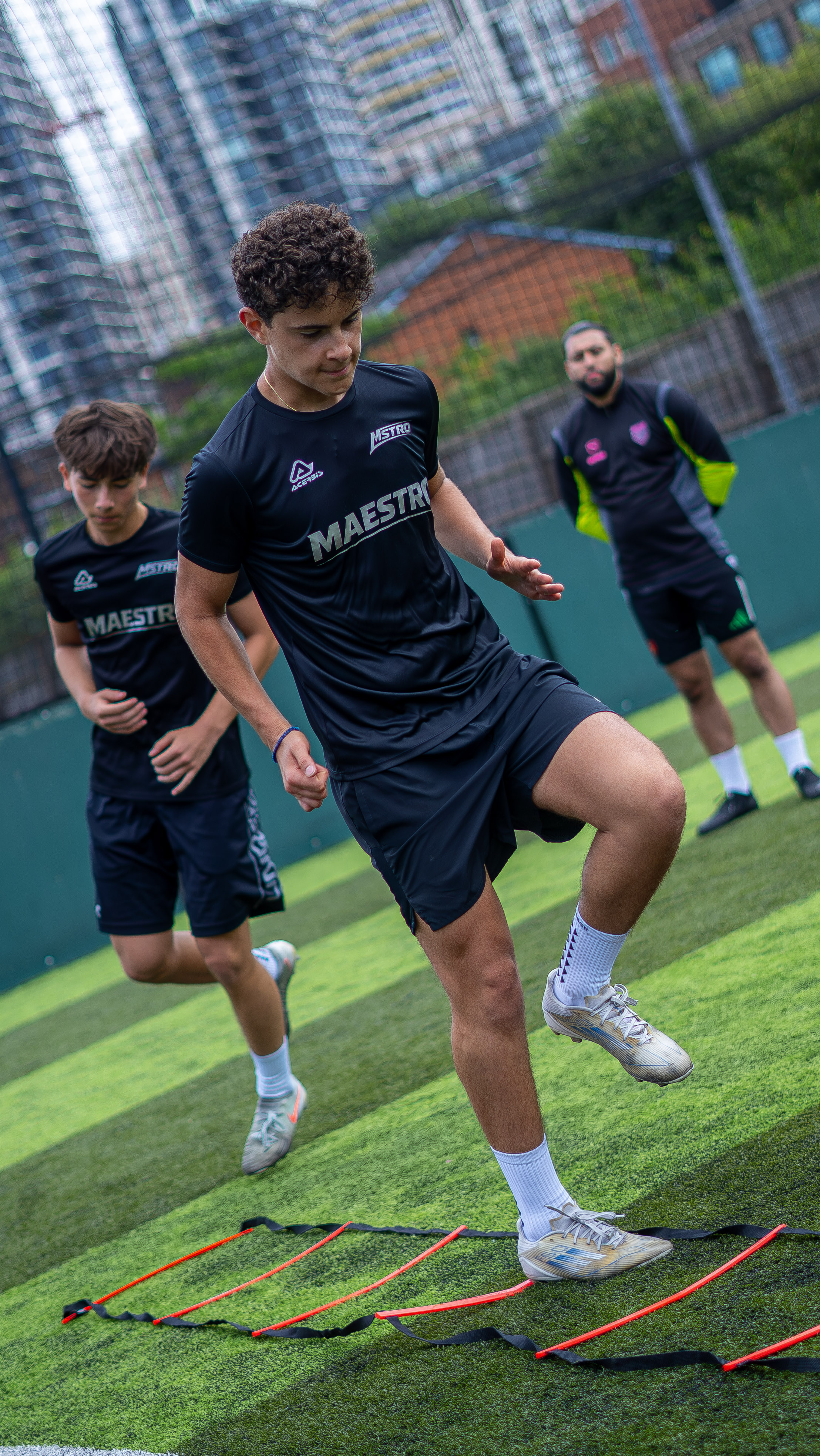 Maestro players training with the coaching staff
